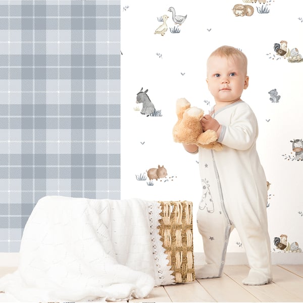 Galerie Wallpaper Product code: 14830_2 - Little Explorers 2 Wallpaper Collection - Blue Colours -  