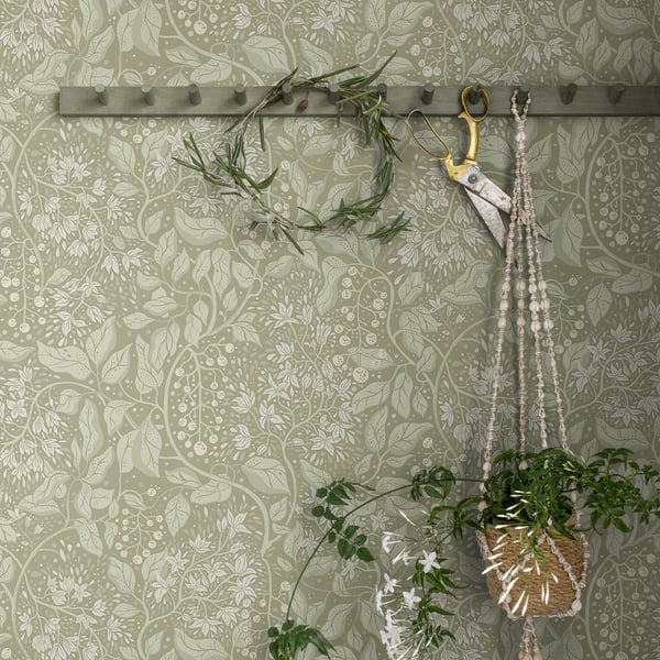 Galerie Wallpaper Product code: 22024_2 - Fagring Wallpaper Collection - Dark green Colours -  