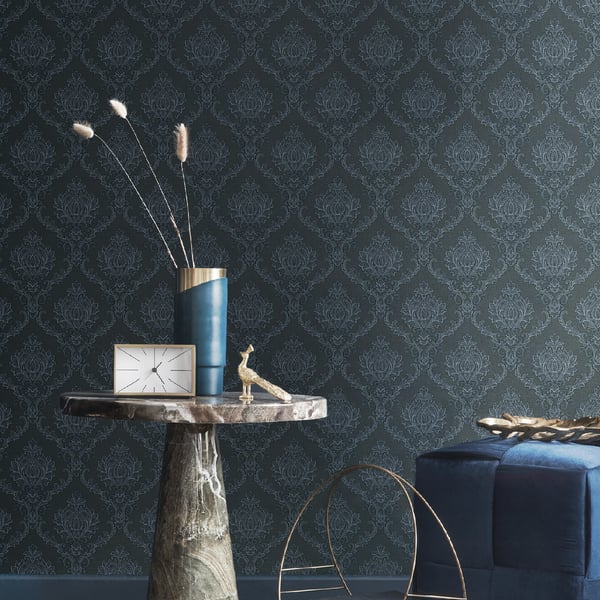 Galerie Wallpaper Product code: 23649_2 - Classic Italian Wallpaper Collection - Blue Colours -  