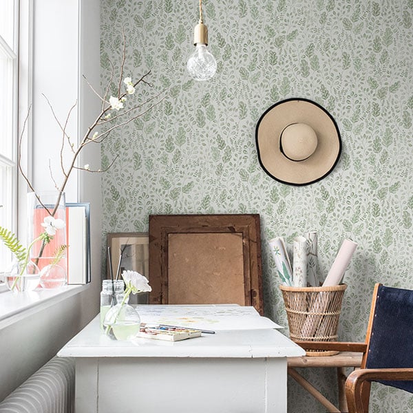 Galerie Wallpaper Product code: 27014R - Morgongava Wallpaper Collection - Green Colours -  