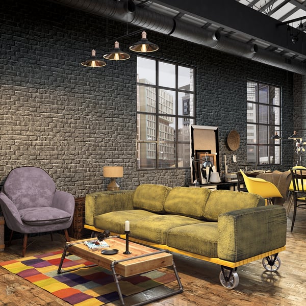 Galerie Wallpaper Product code: 34170R - Loft 2 Wallpaper Collection - Grey Colours -  