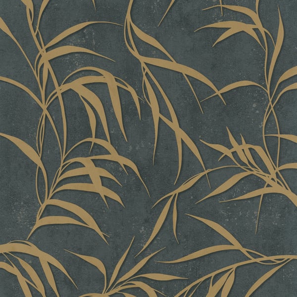 Galerie Wallpaper Product code: 34289 - Urban Textures Wallpaper Collection - Black  Gold Colours -  