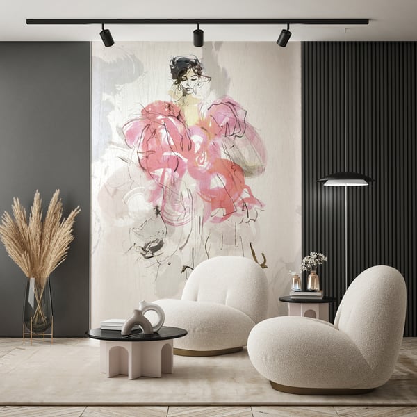 Galerie Wallpaper Product code: 35898_2 - Fashion Icon Wallpaper Collection - Beige Rose Colours -  