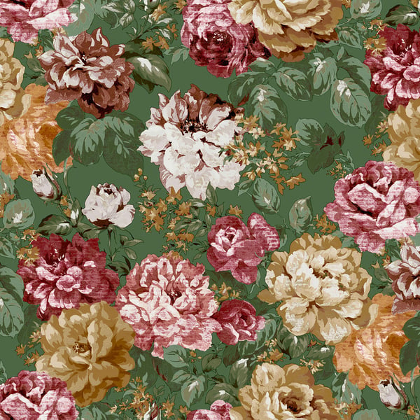 Galerie Wallpaper Product code: 42535 - Opulence Wallpaper Collection - Green Pink Colours -  