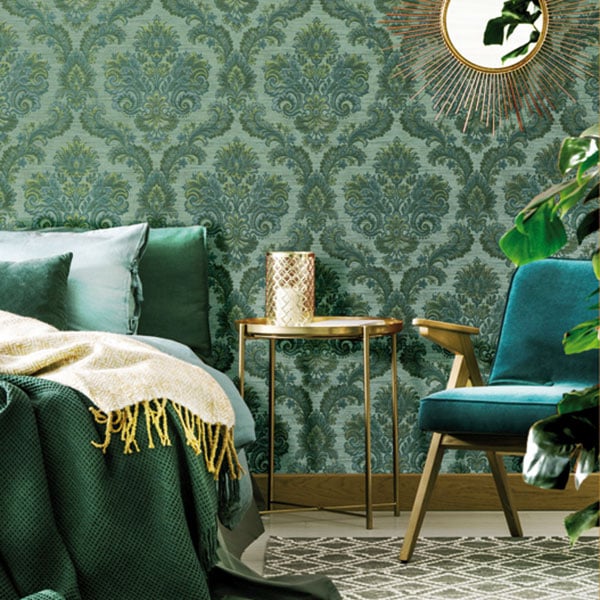 Galerie Wallpaper Product code: 4615R - Italian Glamour Wallpaper Collection - Green Colours -  