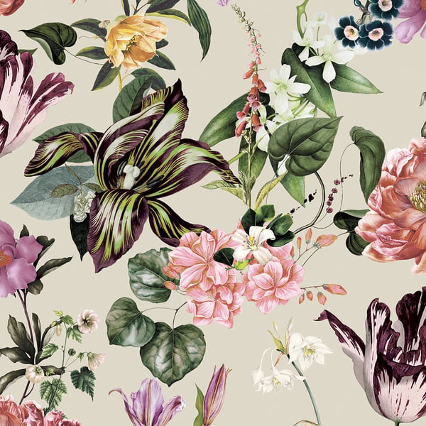 Galerie Wallpaper Product code: 47461 - Flora Wallpaper Collection - Beige, Rose, Green Colours -  