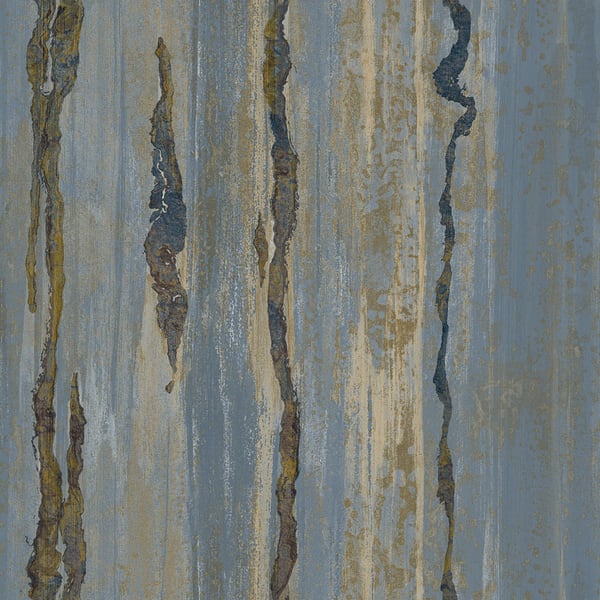 Galerie Wallpaper Product code: 49364 - Stratum Wallpaper Collection - blue gold Colours -  