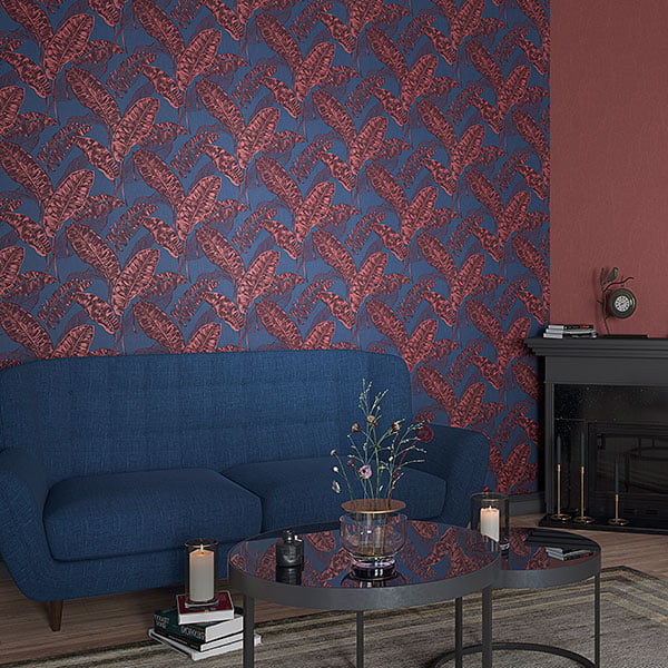 Galerie Wallpaper Product code: 6769-70R - Imagine Wallpaper Collection - Blue Red Colours -  