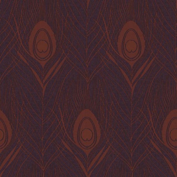 Galerie Wallpaper Product code: AC60007 - Absolutely Chic Wallpaper Collection - Metallic Red Lilac Colours -  