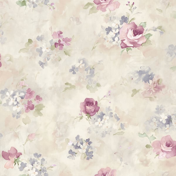 Galerie Wallpaper Product code: AF37710 - Abby Rose 4 Wallpaper Collection - Plum Grey Blue Colours -  