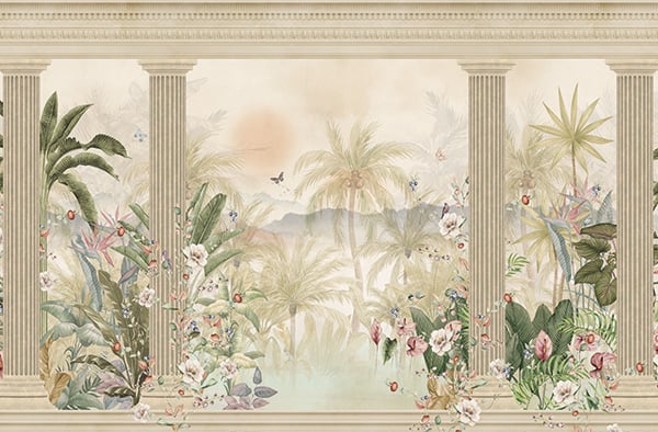 Galerie Wallpaper Product code: BB30193 - Bombay Design Wallpaper Collection - Beige, Green Colours -  