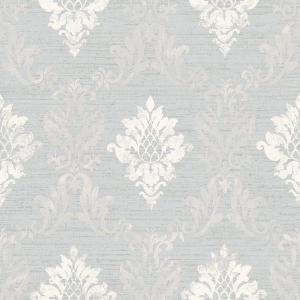 Galerie Wallpaper Product code: CI38241 - Classic Silks 4 Wallpaper Collection - Silver Grey Colours -  