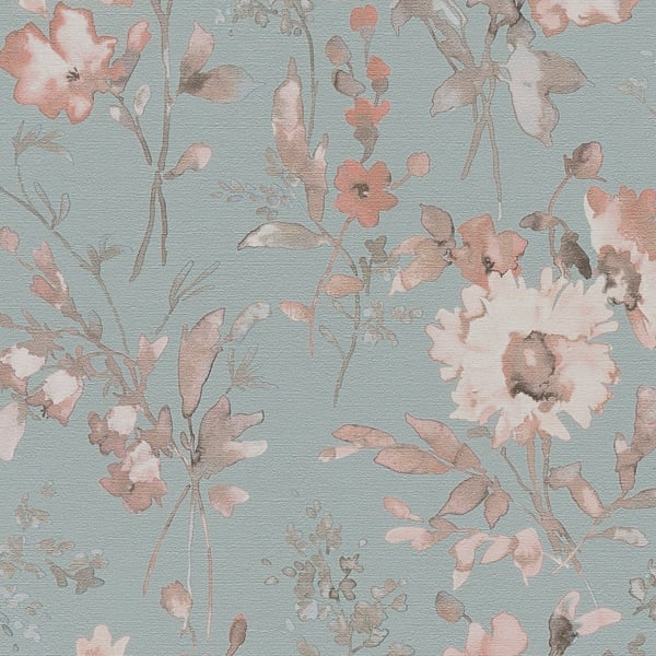Galerie Wallpaper Product code: CL65227 - Cosmo Living Wallpaper Collection - Green Metallic Pink Colours -  