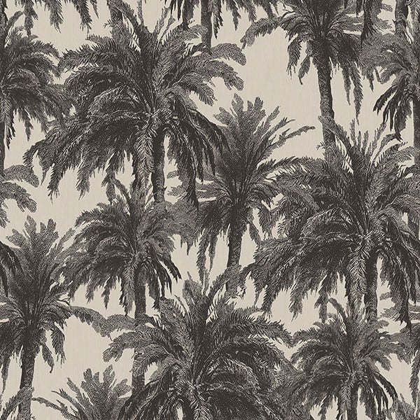 Galerie Wallpaper Product code: ED13050 - Ted Baker Eden Wallpaper Collection - Taupe Black Colours -  