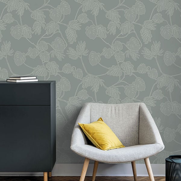 Galerie Wallpaper Product code: ED13079R - Ted Baker Eden Wallpaper Collection - Blue White Colours -  