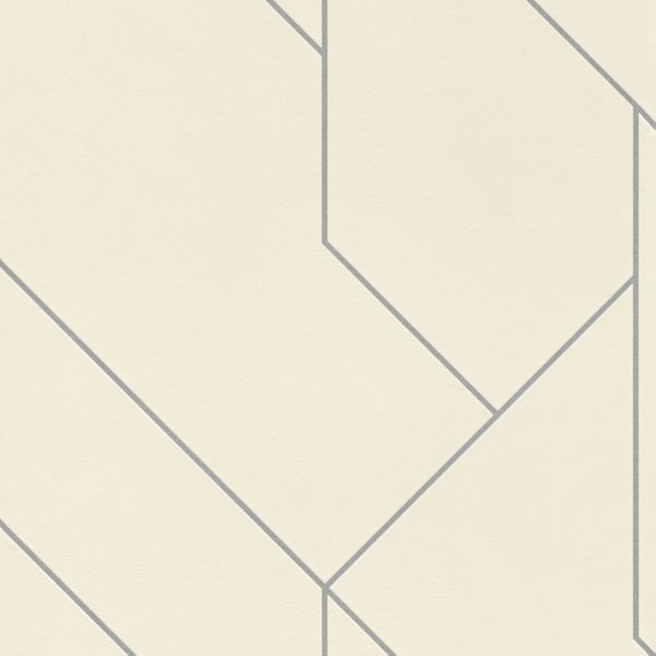 Galerie Wallpaper Product code: EX31006 - Exposed Wallpaper Collection - White Silver Colours -  