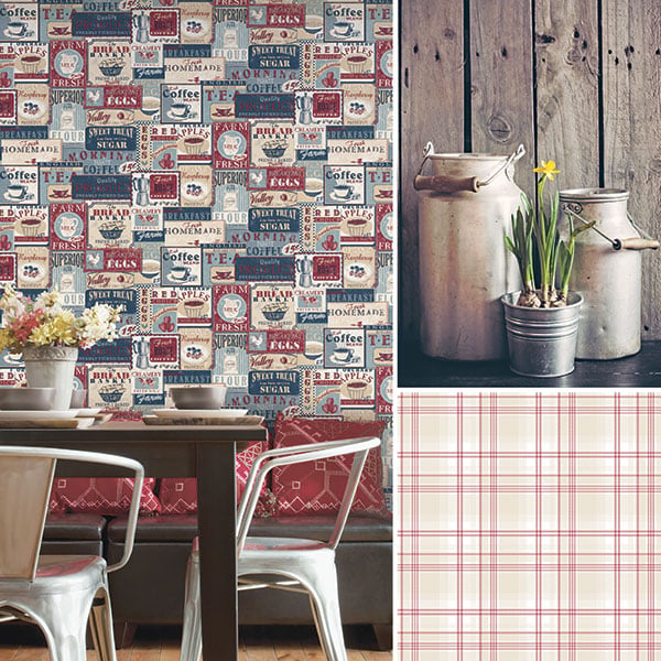 Galerie Wallpaper Product code: G12299R_G12276R - Kitchen Recipes Wallpaper Collection -   
