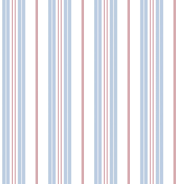 Galerie Wallpaper Product code: G23065 - Deauville Wallpaper Collection - Sky Blue Red White Colours -  