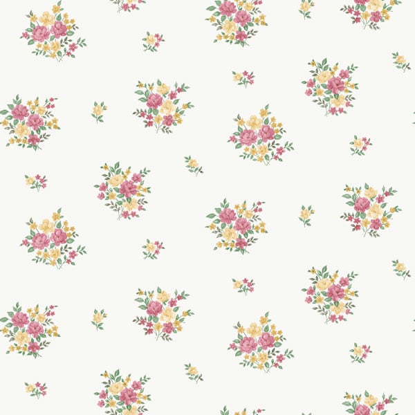 Galerie Wallpaper Product code: G23235 - Country Cottage Wallpaper Collection - Red Yellow Green Colours -  