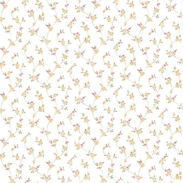 Galerie Wallpaper Product code: G23288 - Country Cottage Wallpaper Collection - Yellow Red Green Colours -  