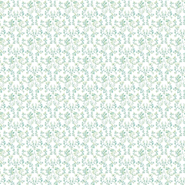 Galerie Wallpaper Product code: G56680 - Small Prints Wallpaper Collection - Green Cream Blue Colours -  
