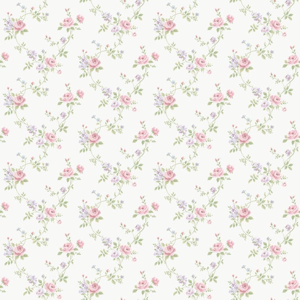 Galerie Wallpaper Product code: G67896 - Miniatures 2 Wallpaper Collection - Pink White Green Purple Colours -  