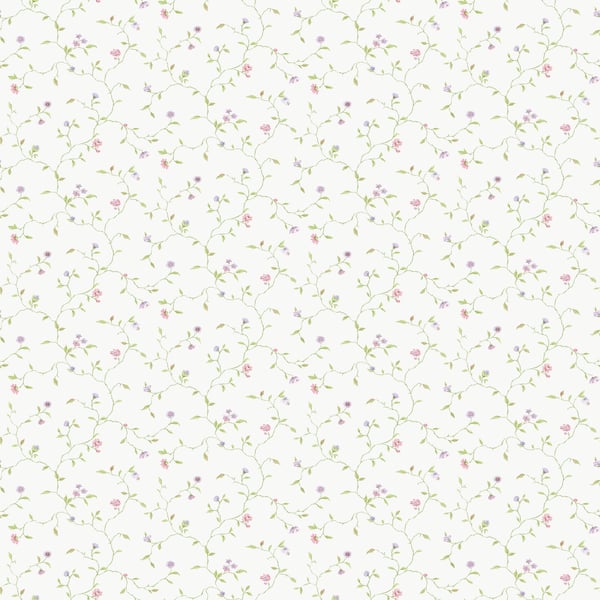Galerie Wallpaper Product code: G67923 - Miniatures 2 Wallpaper Collection - Pink White Green Purple Colours -  