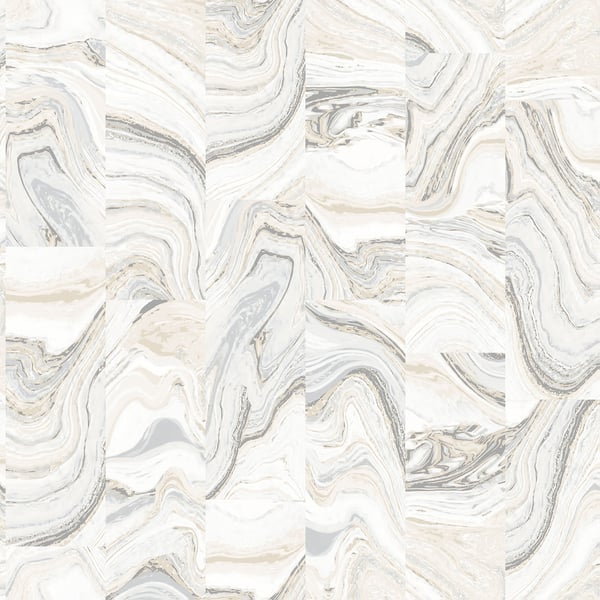 Galerie Wallpaper Product code: G67976 - Organic Textures Wallpaper Collection - Beige Silver Grey Colours -  