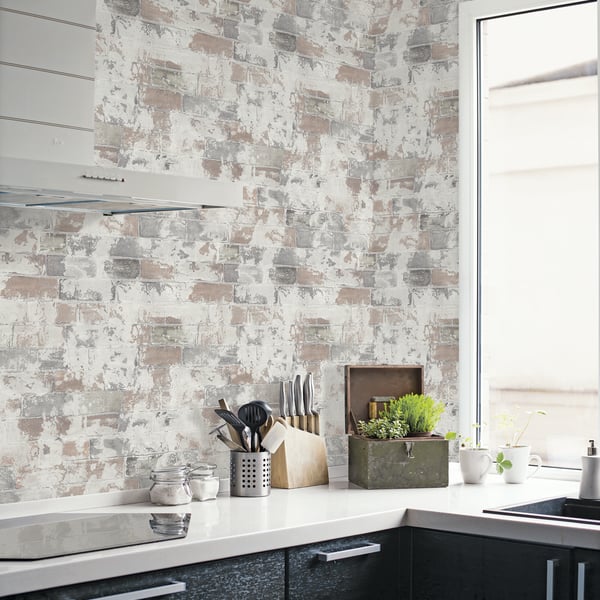 Galerie Wallpaper Product code: G67989_2 - Natural FX 2 Wallpaper Collection - Beige Brown Grey Colours -  