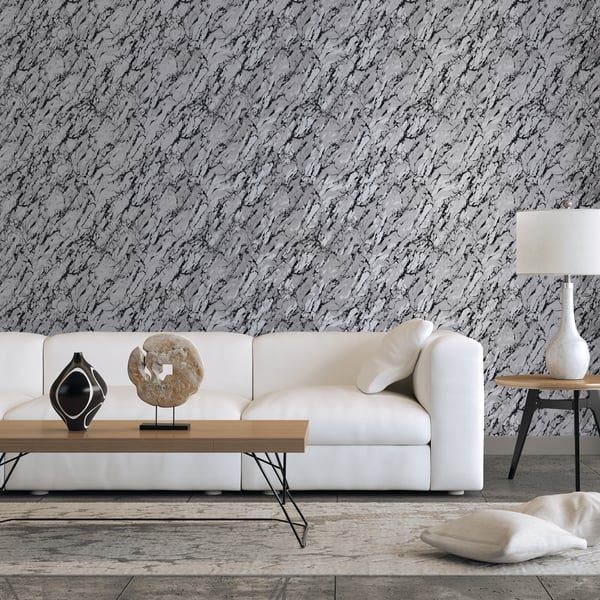 Galerie Wallpaper Product code: G68096_2 - Special FX 2 Wallpaper Collection - Silver, Grey, Black Colours -  