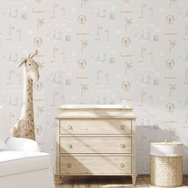 Galerie Wallpaper Product code: G78379R - Tiny Tots 2 Wallpaper Collection - Greige Tan Colours -  