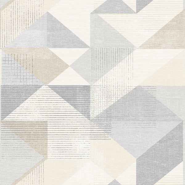 Galerie Wallpaper Product code: GX37655 - Geometrix Wallpaper Collection - Grey Beige Colours -  