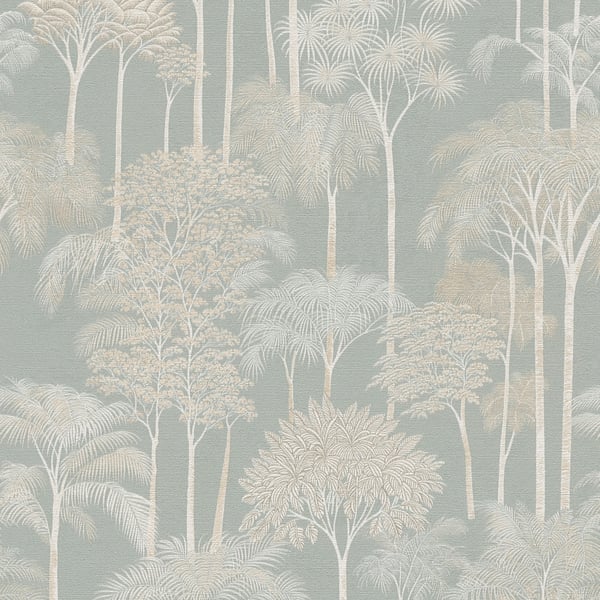 Galerie Wallpaper Product code: HV41082 - Havana 2 Wallpaper Collection - Cream, Green, Metallic Colours -  