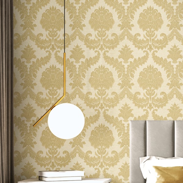 Galerie Wallpaper Product code: IS33332_2 - Italian Silks And Damasks Wallpaper Collection - Yellow Colours -  