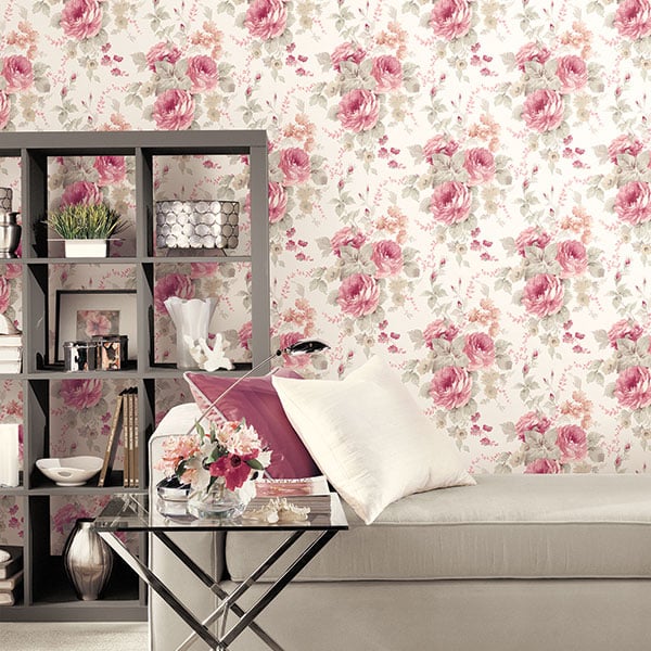 Galerie Wallpaper Product code: RG35722R - Rose Garden Wallpaper Collection -   
