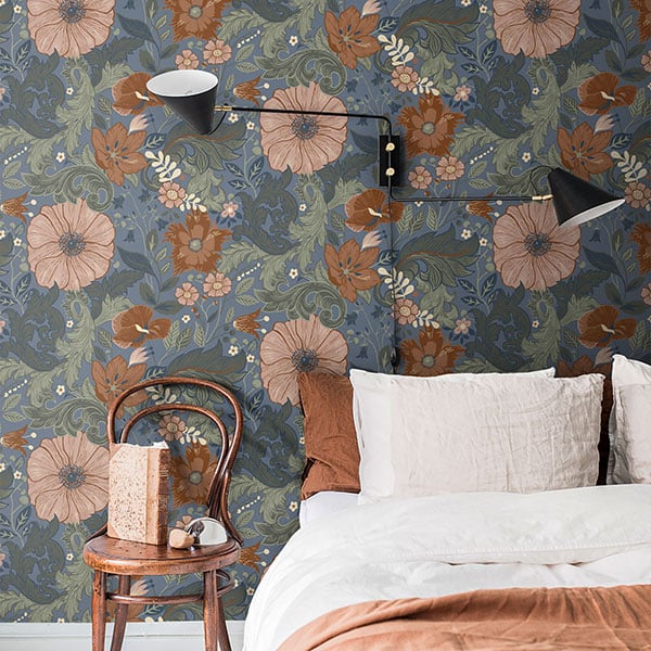 Galerie Wallpaper Product code: S13108R - Sommarang Wallpaper Collection - Blue Colours -  