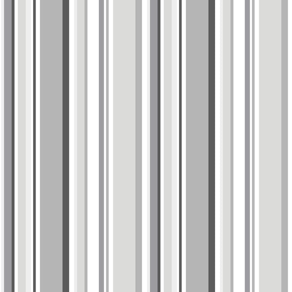 Galerie Wallpaper Product code: SY33962 - Simply Stripes 3 Wallpaper Collection - Black Grey Colours -  