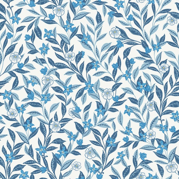 Galerie Wallpaper Product code: TJ40802 - Mulberry Tree Wallpaper Collection - Blue Colours -  