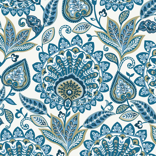Galerie Wallpaper Product code: TJ41002 - Mulberry Tree Wallpaper Collection - Blue Colours -  