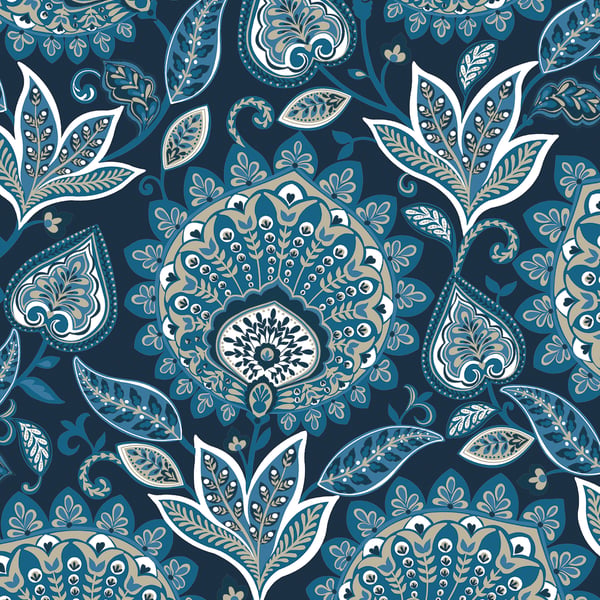 Galerie Wallpaper Product code: TJ41012 - Mulberry Tree Wallpaper Collection - Blue Colours -  
