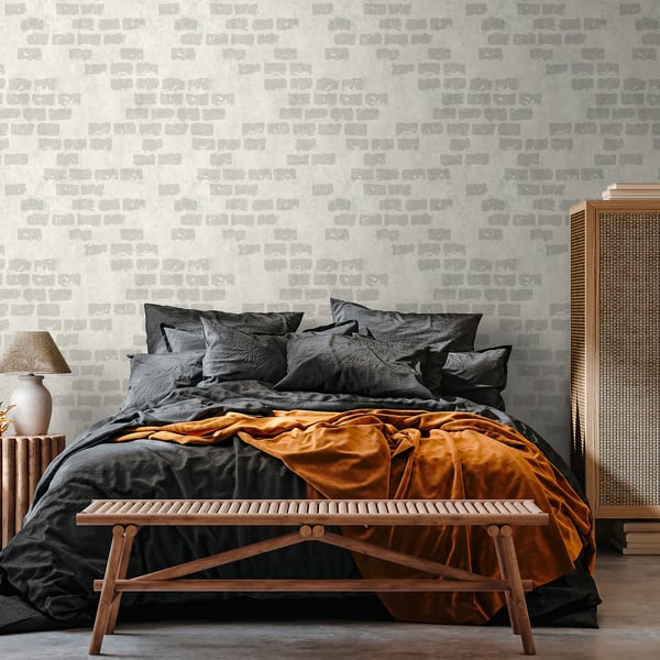 Galerie Wallpaper Product code: WH45194M_2 - Welcome Home Murals Wallpaper Collection - Cream, Grey, White Colours -  