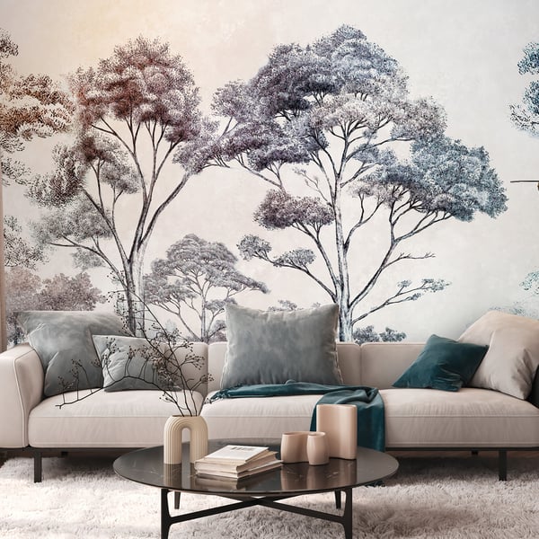 Galerie Wallpaper Product code: WH45267M_2 - Welcome Home Murals Wallpaper Collection - Blue, Yellow, White Colours -  