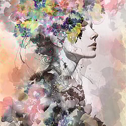 Galerie Wallcoverings Product Code 35897 - Fashion Icon Wallpaper Collection - Multi-coloured Colours - Fashion Icon Beauty Mural Design