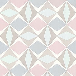 Galerie Wallcoverings Product Code: 51144011 - Skandinavia Wallpaper Collection Galerie Wallcoverings Product Code 51144011 - Skandinavia Wallpaper Collection - Blue Grey Pink Beige Colours - Pink Blue Oslo Geometric Design