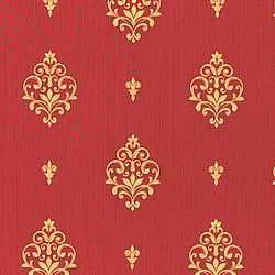 Galerie Wallcoverings Product Code: 91805 - Neapolis 2 Wallpaper Collection Galerie Wallcoverings Product Code 91805 - Neapolis 2 Wallpaper Collection - Red Gold Colours - Medallion Uno Design