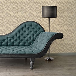 Galerie Wallcoverings Product Code: ES31118 - Escape Wallpaper Collection Galerie Wallcoverings Product Code ES31118 - Escape Wallpaper Collection - Brown, Bronze, Beige, Silver Colours - Glitter Chevron Design