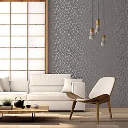 Galerie Wallcoverings Product Code: G67698 - Special Fx Wallpaper Collection Galerie Wallcoverings Product Code G67698 - Special Fx Wallpaper Collection - Silver Grey Beige Colours - Glitter Web Design