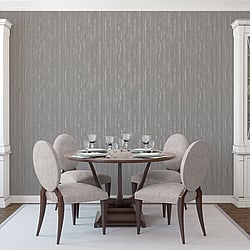 Galerie Wallcoverings Product Code: G67708 - Special Fx Wallpaper Collection Galerie Wallcoverings Product Code G67708 - Special Fx Wallpaper Collection - Silver Grey Orange Colours - Glitter Stripe Design