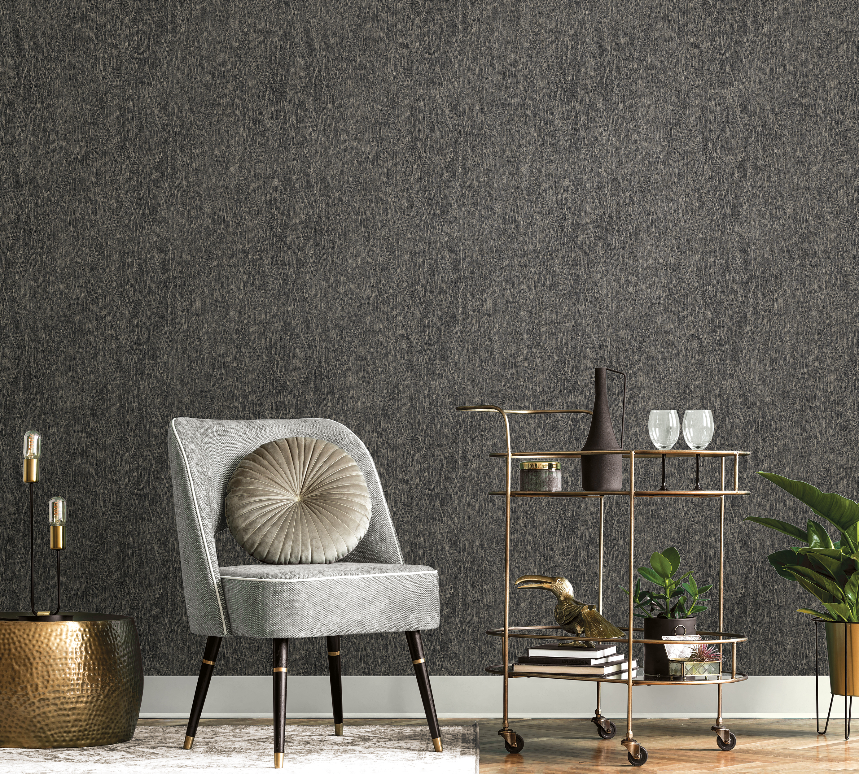 Galerie Wallcoverings Product Code: G68101 - Special FX 2 Wallpaper Collection Galerie Wallcoverings Product Code G68101 - Special FX 2 Wallpaper Collection - Silver, Black, Gold Colours - Special Skin Design