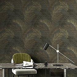 Galerie Wallcoverings Product Code PS33319 - Synergy Wallpaper Collection - Black Colours - FELCE TONALE Design